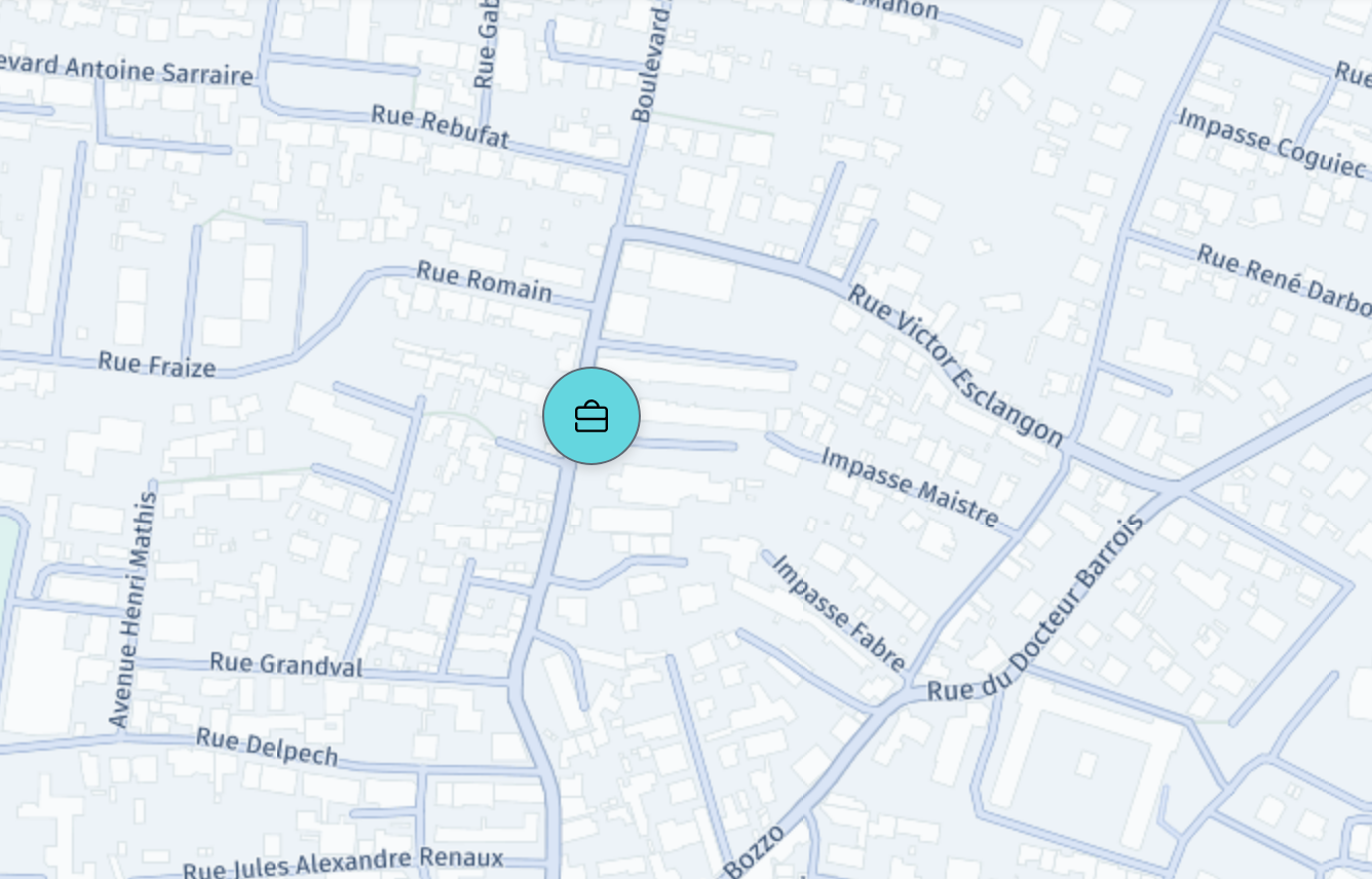 Salle Saint Paul Toulon PLAN